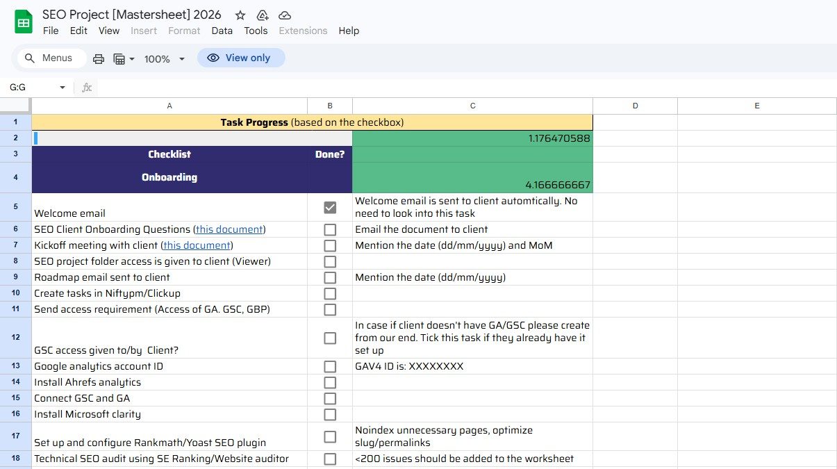 SEO Project Mastersheet Onboarding e1775820442604 SEO Project Mastersheet -- Onboarding